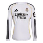 Maillot Real Madrid Manches Longues Domicile Homme Blanc 2025 2026 | Foot Sport