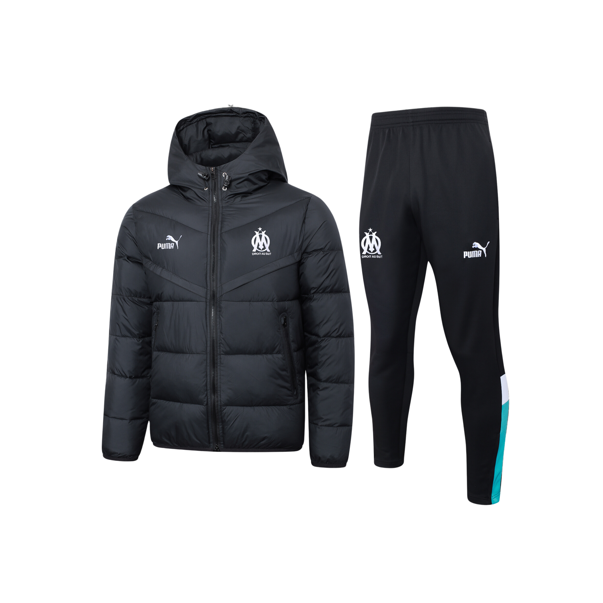 C45523BD-D665-4436-B18B-5A90A1C3F5A1 Doudoune ensemble OM noir – Image 1