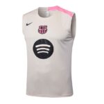 Debardeur Short Barcelone Homme 2025 2026 Beige Rose | Foot Sport – Image 2