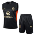 Debardeur Short Milan AC Homme 2024 2025 Noir | Foot Sport