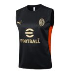 Debardeur Short Milan AC Homme 2024 2025 Noir | Foot Sport – Image 2
