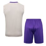 Debardeur Short Real Madrid Homme 2025 2026 Beige Violet | Foot Sport – Image 3