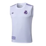 Debardeur Short Real Madrid Homme 2025 2026 Blanc Violet | Foot Sport – Image 2
