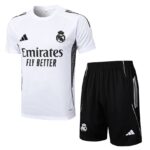 Ensemble Maillot Short Real Madrid Homme 2025 2026 Blanc Clair | Foot Sport