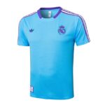 Ensemble Maillot Short Real Madrid Homme/Enfant 2025 2026 Bleu Ciel | Foot Sport – Image 2