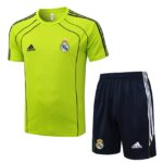 Ensemble Maillot Short Real Madrid Homme/Enfant 2025 2026 Jaune Foncé | Foot Sport