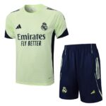 Ensemble Maillot Short Real Madrid Homme/Enfant 2025 2026 Vert Clair | Foot Sport