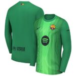Maillot Barca Gardien Homme Manches Longues 2025 2026 Vert | Foot Sport – Image 2