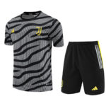 Maillot Training Juventus Gris Rayures Homme/Enfant 2023-2024 | Foot Sport