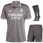 Maillot Mbappe Real Madrid Kit Enfant Third 2024 2025 Noir | Foot Sport – Image 2