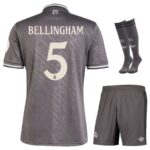 Maillot Kit Enfant Real Madrid Third 2024 2025 Noir | Foot Sport – Image 10