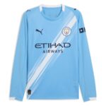 Maillot Manchester City Manches Longues Homme Domicile 2025 2026 | Foot Sport
