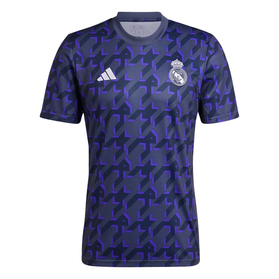 Maillot-Real-Madrid-Pre-Match-2024-2025-Violet-1 Maillot Pre Match Training Real Madrid Bleu Homme/Enfant 2024 2025 | Foot Sport – Image 1