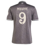 Maillot Mbappe Real Madrid Third Homme 2024 2025 Noir | Foot Sport