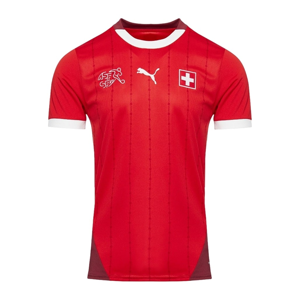 Maillot-Suisse-Domicile-Euro-2024-1 Maillot Suisse Homme Domicile Euro 2024 2025 | Foot Sport – Image 1
