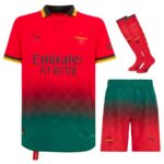 Maillot Kit Enfant Ac Milan Fourth Off-White 2024 2025 Rouge | Foot Sport