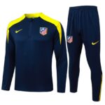 Survetement Atletico Madrid Training Homme/Enfant  2025 2026 Bleu Jaune | Foot Sport