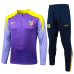 Survetement Atletico Madrid Training Homme/Enfant 2025 2026 Violet Jaune | Foot Sport