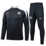Survetement Chelsea Training Homme/Enfant 2025 2026 Noir Blanc | Foot Sport