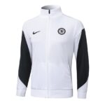 Survetement Chelsea Veste Homme/Enfant  2025 2026 Blanc Noir | Foot Sport – Image 2