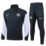 Survetement Chelsea Veste Homme/Enfant  2025 2026 Noir Blanc | Foot Sport