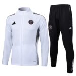 Survetement Inter Miami Veste Homme/Enfant  2025 2026 Blanc Noir | Foot Sport