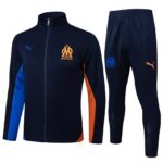 Survetement Marseille OM Veste Homme/Enfant  2025 2026 Bleu | Foot Sport