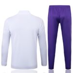 Survetement Real Madrid Training Homme/Enfant 2025 2026 Blanc Violet | Foot Sport – Image 3