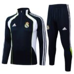Survetement Real Madrid Training Homme/Enfant 2025 2026 Noir Blanc | Foot Sport
