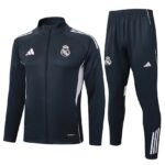 Survetement Real Madrid Veste Homme/Enfant  2025 2026 Noir Clair | Foot Sport