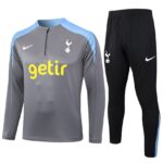Survetement Tottenham Training Homme/Enfant 2024 2025 Gris | Foot Sport