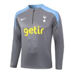 Survetement Tottenham Training Homme/Enfant 2024 2025 Gris | Foot Sport – Image 2