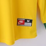 Maillot Bresil Retro Vintage Manches Longues 1998 Domicile Homme | Foot Sport – Image 7