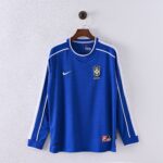 Maillot Bresil Retro Vintage Manches Longues 1998 Exterieur Homme | Foot Sport